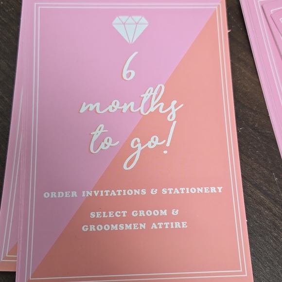 Wedding Countdown Card To-Do List Set - Picture 4 of 8